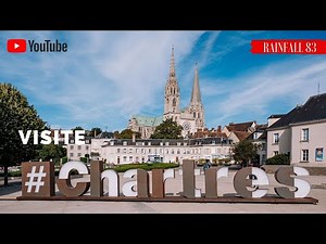 4K Chartres : visite le centre historique de Chartres et sa cathédrale part 3