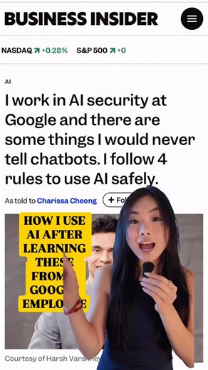 Jas Wong | cybersecurity & beyond on Instagram: "If you use AI, let me know if you do any of these! And you can follow these steps to turn off model training on popular AI tools! ✨GEMINI Settings & help > Activity > Turn Off “Keep activity” ✨CHATGPT Settings > Data Controls > Turn Off “Improve the model for everyone” ✨CLAUDE Settings > Privacy > Turn off “Help improve Claude” —— ~ Follow @cyberjasbytes to stay in the loop on AI security ~ Leave your thoughts and questions below! —— #aisecurity #