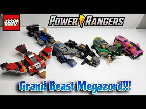 Grand Beast Megazord Review| Lego Megazord| #powerrangers #lego #toy