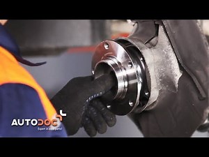 How to change front wheel bearing BMW 5 E39 [TUTORIAL AUTODOC]