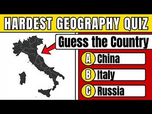 Hardest Geography Questions | World Geography Quiz 🌍 – 140 Questions