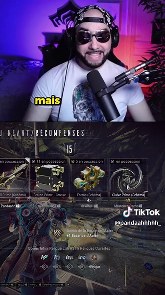 Flexing 5 Glaive Prime Blueprint in One Run #Warframe #GlaivePrime #Relics