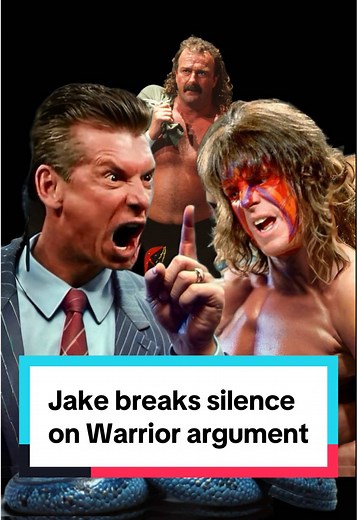 Jake the Snake Addresses Ultimate Warrior Dispute