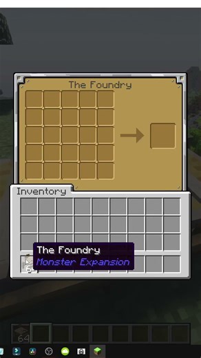 HOW TO CRAFT The Foundry in MINECRAFT with Monster Expansion