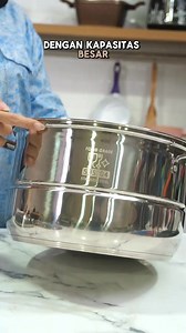 BOLDe Stainless Steamer F1, panci kukus dengan stainless SS304 cocok untuk kesehatan memasak di rumah Anda. Dapatkan seharga Rp 499,000 di boldestore / toko-toko terdekat ! | BOLDe