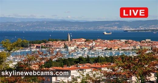 【LIVE】 Time-lapse Panoramic view of the Gulf of Trieste