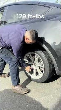 Tesla Model Y Wheel Installation on Vehicle and Lug Nut Torque