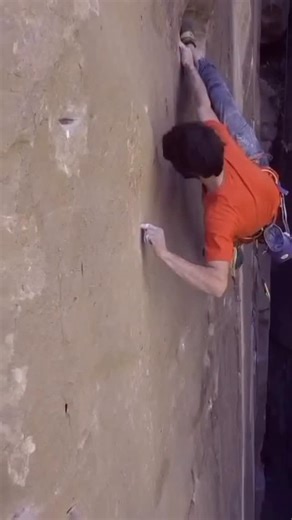 Do not rotate your phone this is the right way up ⬆️ This is the monster @ignaciomulero with some wild beta through the first boulder crux of Bon Voyage. Shot by @jimmy.merin - before Adam Ondra made the first repeat. | Once Upon a Climb