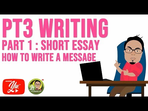PT3 WRITING - HOW TO WRITE A MESSAGE