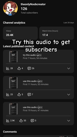 try this audio 🎧￼