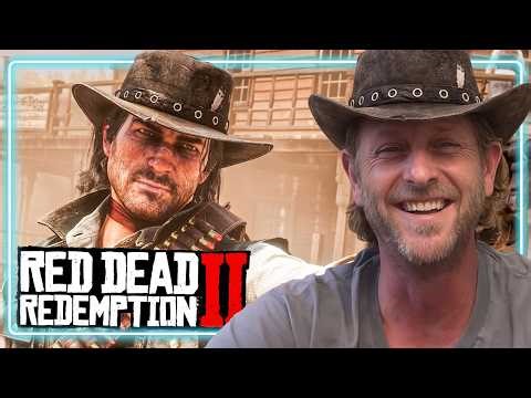 John Marston REACTS to RDR2 for the First Time | Actor Reacts