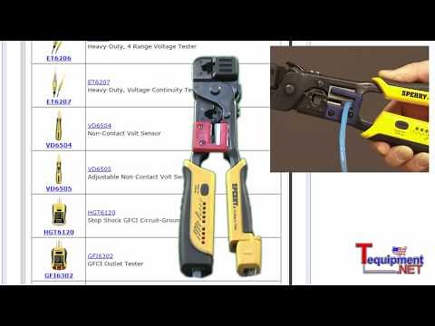 Sperry GMC3000 Modular Crimper & Cable Tester