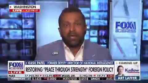 KASH PATEL: “We need Americans to wake up and prioritize Israel.”He literally admitted that he’s a foreign agent on live television.
