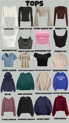 The ONLY Tops You Need in Your Closet! 👗✨ #aestheticvideos