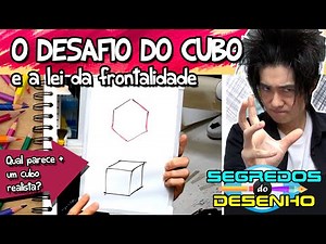 O DESAFIO do CUBO e a lei da FRONTALIDADE - Segredos do Desenho