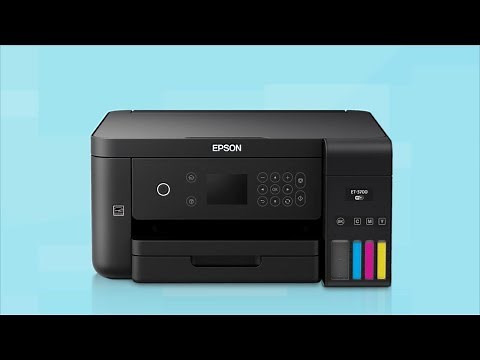 Epson ET-3700: Wireless Setup Using the Control Panel