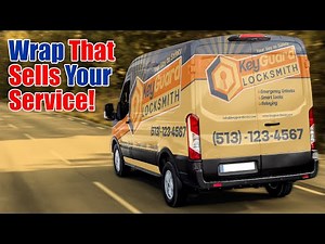 Van Wrap Design | Custom Vehicle Wrap Graphics for Business Branding