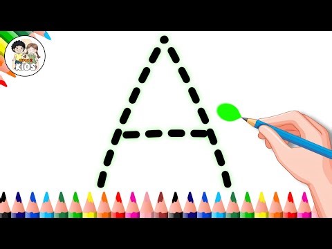 How to Write Alphabet Letters | ABCD Song for Kids | A to Z Alphabet
