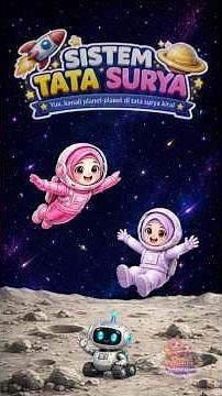 Belajar Nama-nama Planet dan Tata Surya Bahasa Indonesia | Video Edukasi Anak | Animasi 3D Lucu