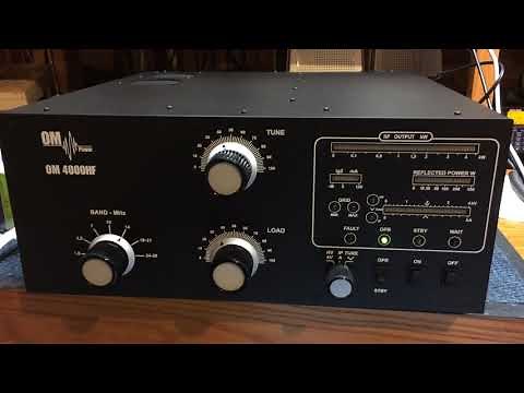 OM Power OM4000HF Linear Amplifier test 2