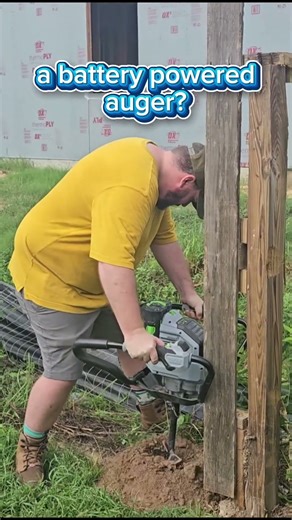 Does a battery powered auger actually work? #diy #remodelingexperts #tools
