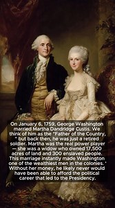 On January 6, 1759, George Washington married Martha Dandridge Custis. | Gordon Hutchinson