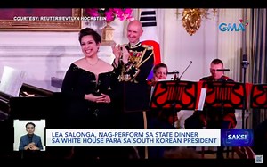 Lea Salonga, nag-perform sa White House state dinner para sa South Korean president