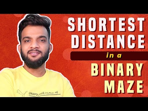 G-36. Shortest Distance in a Binary Maze