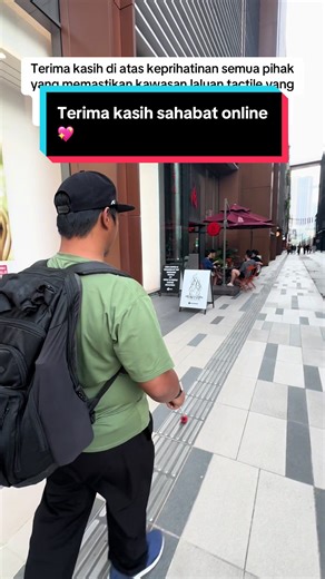 Perbaikan Laluan Tactile untuk OKU Penglihatan