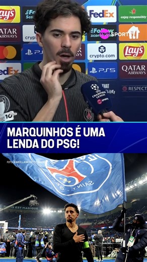 18K views · 446 reactions | MARQUINHOS É O MAIOR ÍDOLO DA HISTÓRIA DO PSG?  O brasileiro chegou a 500 jogos pelo Paris Saint-Germain e o Vitinha explicou o tamanho do zagueiro dentro do clube! #MFM #PósJogo #CasaDaChampions | TNT Sports Brasil | Facebook