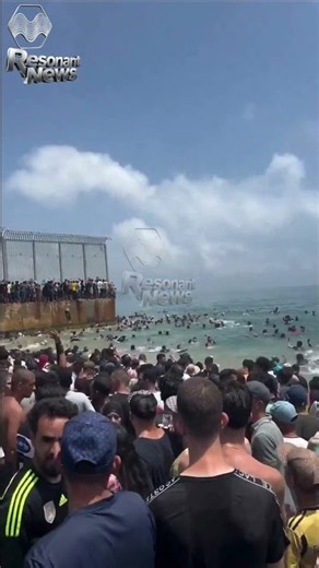 🚨Spain Deploys Military to Ceuta After Thousands migrants Breach Morocco Border, At Least 9 Dead