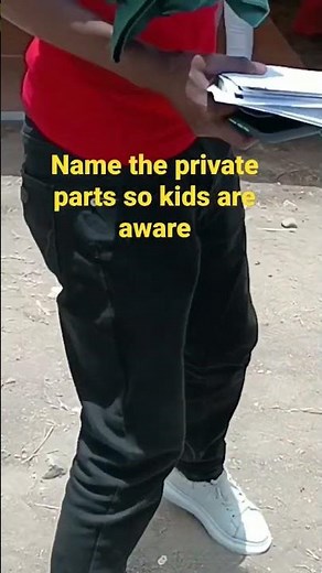 Kids should know all their private parts,yes?