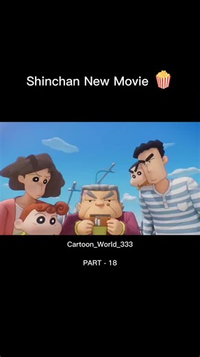 CARTOON_WORLD_333 on Instagram: "Crayon Shin-chan the Movie: Battle of Supernatural Powers ~Flying Sushi~—is a unique sci-fi action comedy. Since you asked for a description, here is the breakdown of the plot and why it’s so different from the usual movies: 1. The Story: "The Chosen One" The plot is based on an ancient prophecy from 40 years ago. It predicted that in the year "2023," two lights would fall from space—one white (good) and one black (evil). Shin-chan's Power: While Shin-chan is at 