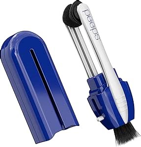 Amazon.com: CarbonKlean Peeps Eyeglass Lens Cleaner - Efficient and Durable Carbon Microfiber Technology - Exclusively Used by NASA - 500 Uses (Injected Blue) : Health & Household