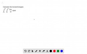 Calculate the iterated integral. ∫1^3 ∫1^5 (lny)/(xy) dy dx | Numerade