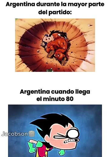 Argentina siempre dándole emoción a todos los partidos🗣🗿 #padredelfutbol❤️💙 #mundial #argentina #bakimemes #feed