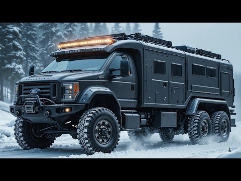 World’s Most Extreme Motorhome? 2026 Ford 6x6 Armored Truck Review