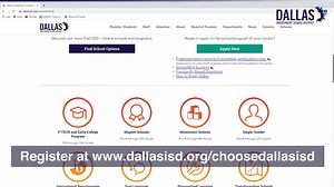 1.7K views · 19 reactions | Parents! We’ll host webinars about applying to secondary Choice Schools, tomorrow at 11 a.m. Register at https://www.dallasisd.org/choosedallasisd We spoke with Principal Andrew Palacios from School of Science and Engineering about magnet and choice programs and about tomorrow’s virtual event! | Dallas ISD | Facebook