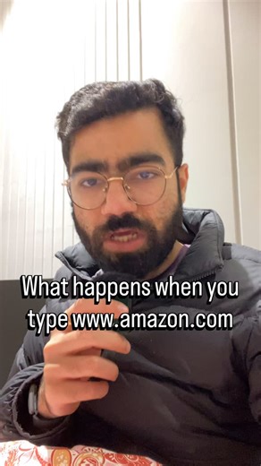 Sukhad Anand on Instagram: "What happens when you type www.amazon.com? The most famous question in our industry is: "What happens when you type a URL and hit Enter?" Most people would say: "The browser talks to the server." But, this is shallow knowledge Here is the real request flow for 99% of modern tech companies (the standard AWS/Cloudflare architecture): 1. The Resolution (DNS) 🌍 Before data moves, we need an address. The browser asks the OS. The OS asks the Resolver (8.8.8.8). The Resolve