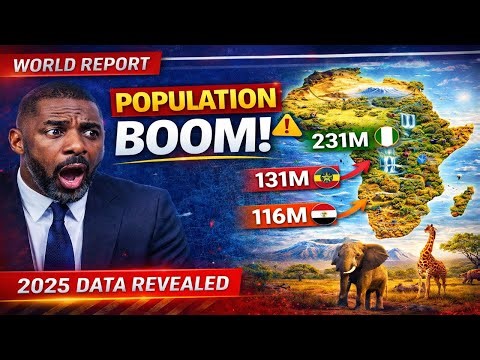 🌍 Africa’s Population Boom in 2025 Will Shock You 📊