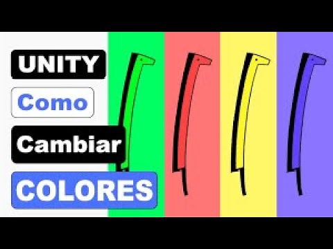 CÓMO CAMBIAR DE COLOR A UN OBJETO EN UNITY 2023 EXPLICADO PASO A PASO