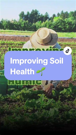 Improving Soil Health w Humic Acid 🌱 #humic #humicacid #humicacids #soilhealth #soilhealthmatters #naturalorganic #organiccompounds