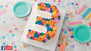 LIVE: How to Bake and Decorate a Number Cake