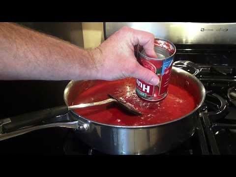 Getting Tomato Paste out of the Can the Easy Way