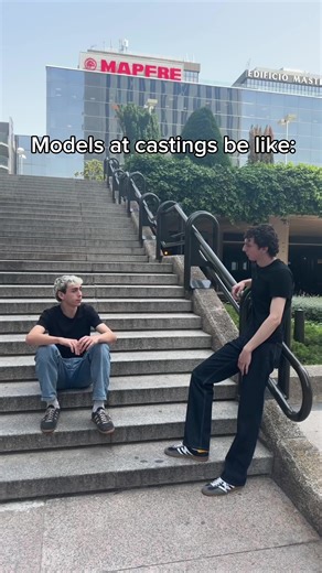 Models at casting be like 🤣 #castings #modellifestyle #modelagency #scouting #fyp #fypp