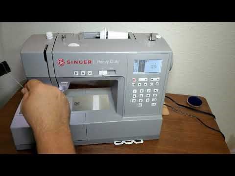 Singer Heavy Duty 6800C Sewing Machine Sewing Webbing and Leather