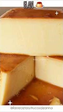 With 4 eggs 🥚 and 2 cups of milk and cheese... prepare this delicious flan 🍰 in 1 minute 🍰