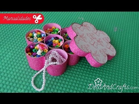 CAJA en forma de FLOR - DIY - Flower Box