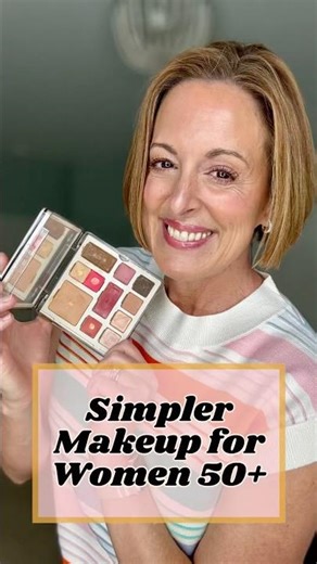 Simpler makeup for women 50+ | Just four colors