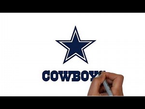 HOW TO DRAW DALLAS COWBOYS LOGO
